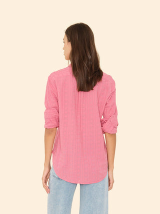 XIRENA - Beau Shirt - Pink Clay Embroidery