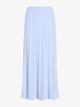 PROENZA SCHOULER - Morena Skirt in Textured Knit - Sky/White