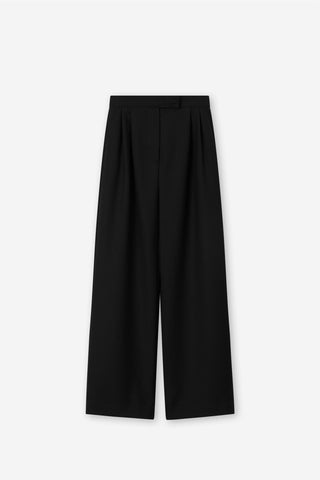 MARK TAN - Pomona Wool Pant - Black