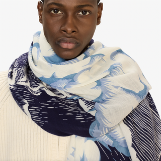 INOUI - Hiver Scarf 130 - Bleu