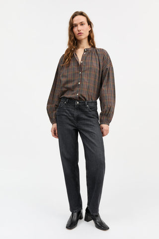 SKALL - Cilla Shirt - Green/Red Check