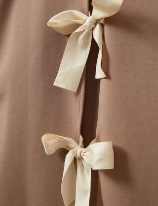 The Garment - TG Bow Tee - Ice Latte