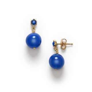 ANNI LU - Ball Earring - Pacific Blue