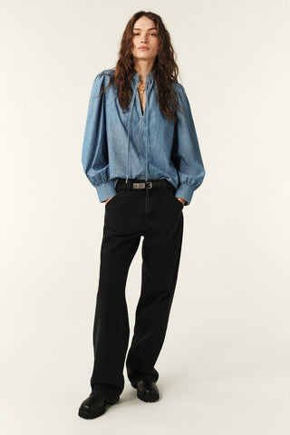 BA&SH - Kula Blouse - Light Blue