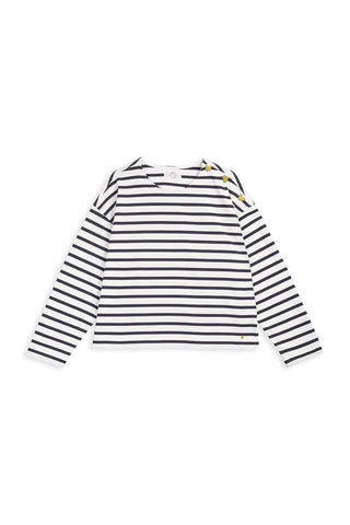 DES PETITS HAUTS - Filoute Sweatshirt - Ecru/Marine