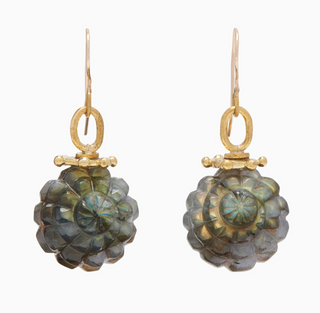 ULLA JOHNSON JEWELLERY - Shell Trochus Earring - Labradorite