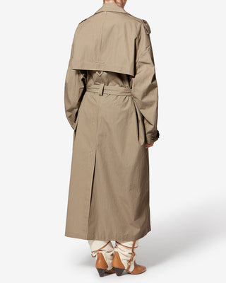 ISABEL MARANT ÈTOILE - Chilma Coat - Beige/Khaki