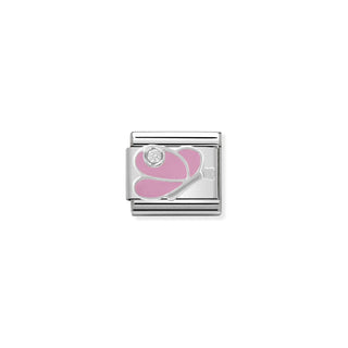 Nomination - Link SYMBOLS925 sterling silver PINK butterfly