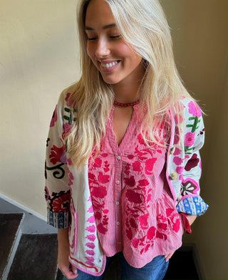 SISSEL EDELBO - Juliane Top - Red Stripes