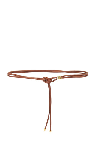 ISABEL MARANT ÈTOILE - Silvia Belt - Cognac/Gold