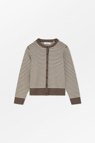 SKALL - Senna Cardigan - White/Brown