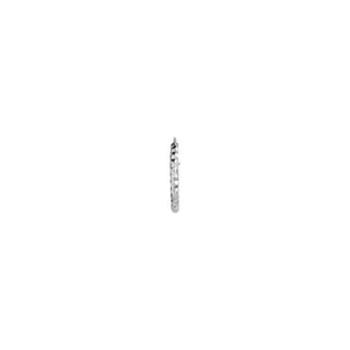STINE A - Petit Tinsel Creol Earring - Silver Single