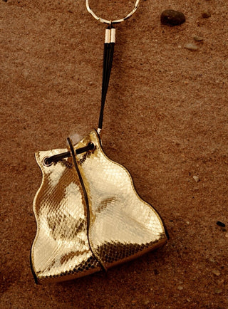 ULLA JOHNSON - Adria Pochette - Gold Python
