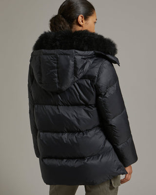 YVES SALOMON - A Line Down Jacket - Noir