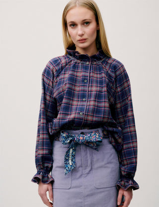 APOF - Adine Shirt - Blue Check