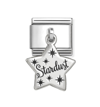 Nomination - Link ENGRAVED CHARMS 925 sterling silver STARDUST STAR