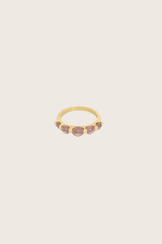 SHANSHAN PARIS - Guko Ring - Strawberry Quartz