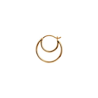 STINE A - Double Creol Earring - Gold