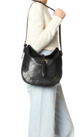 JEROME DREYFUSS - Luis - Goatskin Noir Graine