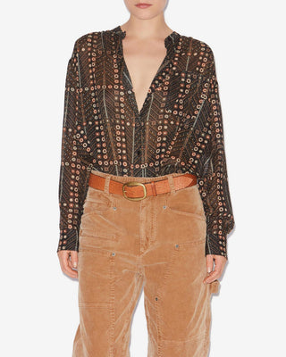 ISABEL MARANT ÈTOILE - Mexika Top - Faded Black