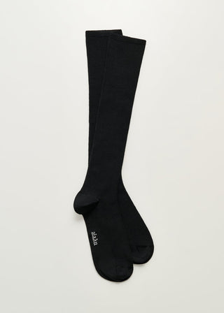 AIAYU - Wool Knee Sock - Black