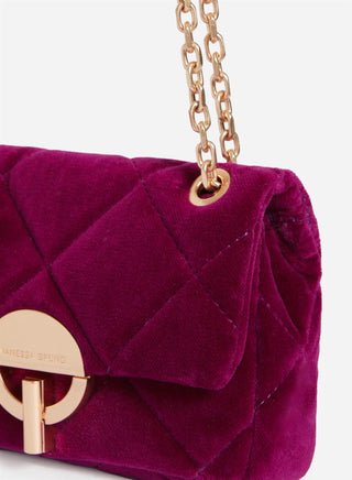 VANESSA BRUNO - Nano Moon Handbag - Berry