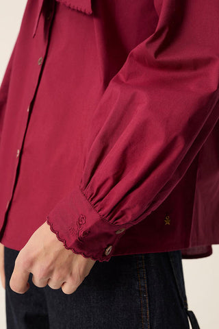 DES PETITS HAUTS - Trefle Blouse - Ruby
