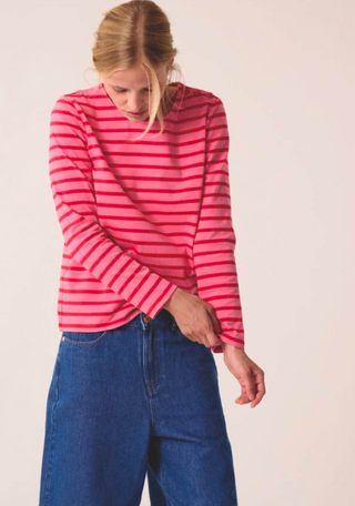 DES PETITS HAUTS - Filipette Sweat - Bubble/Tomate