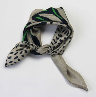 LES BELLES VAGABONDES - Mini Foulard Barbizon - Marine