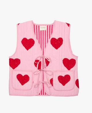 SISSEL EDELBO - Honey Vest - Red Heart