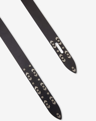 ISABEL MARANT ÈTOILE - Lecce Belt - Black/Silver