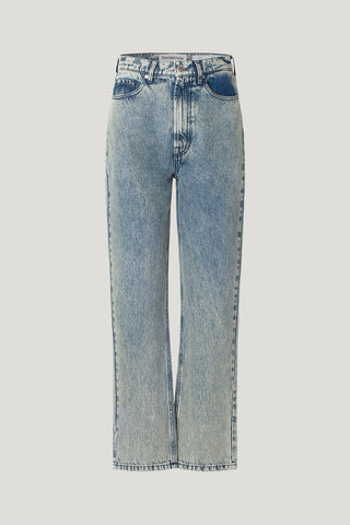 TOMORROW - Ewa Jeans Wash Stone Bleached - Denim Blue