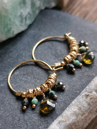 5 OCTOBRE - Iva Earrings - Green