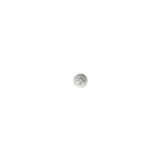 STINE A - Big Dot Earring - Silver