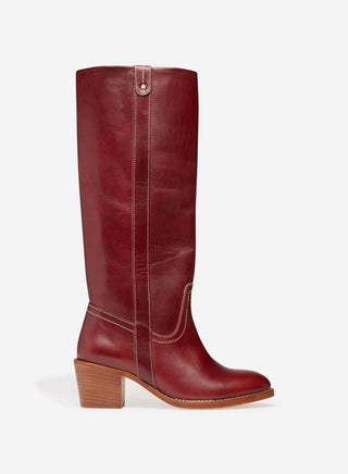 VANESSA BRUNO - Bottes 60mm Boot - Beetroot