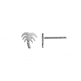 STINE A - PETIT PALM EARRING SILVER