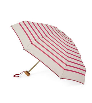 ANATOLE - Striped Compact Umbrella - Sorbet Pink Stripes - Marcelle