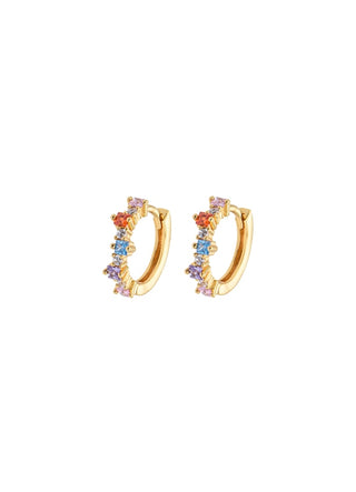 Emilia by Bon Dep - Mixed Small Hoops - Bright