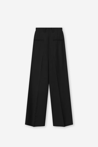 MARK TAN - Portlyn Wool Pants - Black