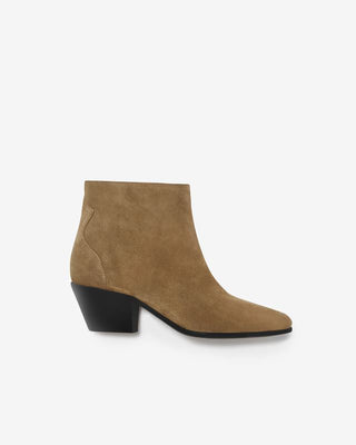 ISABEL MARANT ÈTOILE - Dacken Boots - Taupe/Black Heel