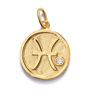 ANNI LU - ZODIAC PENDANT - GOLD PISCES