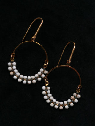 ISABEL MARANT JEWELRY - Cesaria Hoop Earrings - Ecru