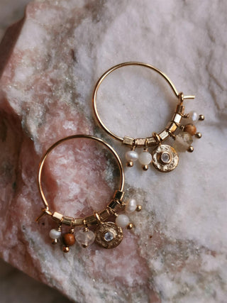 5 OCTOBRE - Suzie Earrings - Pierre de Lune