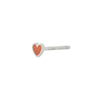 STINE A - Petit Love Heart - Coral Silver