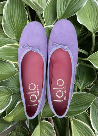 Lolo The Ballerina - Volcano Suede - Spring Crocus