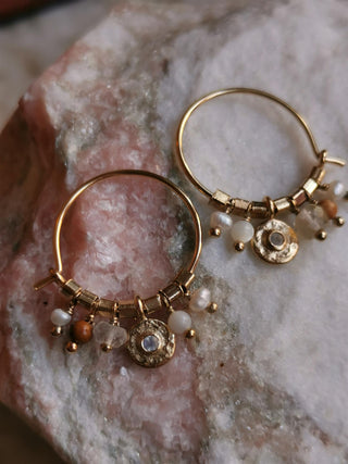 5 OCTOBRE - Suzie Earrings - Pierre de Lune