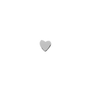 STINE A - Petit Love Heart Earring Piece Silver