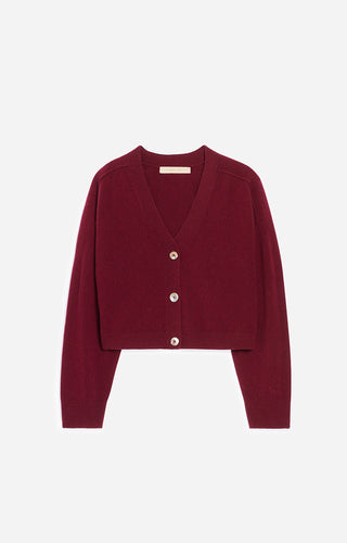 VANESSA BRUNO - Venezuela Cardigan - Bordeaux