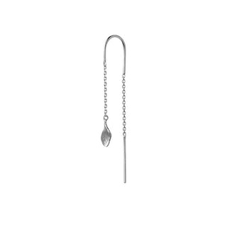 STINE A - Petit Ile De Amour Double Chain Earring - Silver