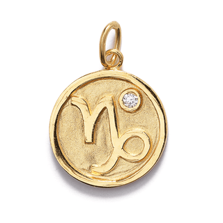 ANNI LU - ZODIAC PENDANT - GOLD CAPRICORN